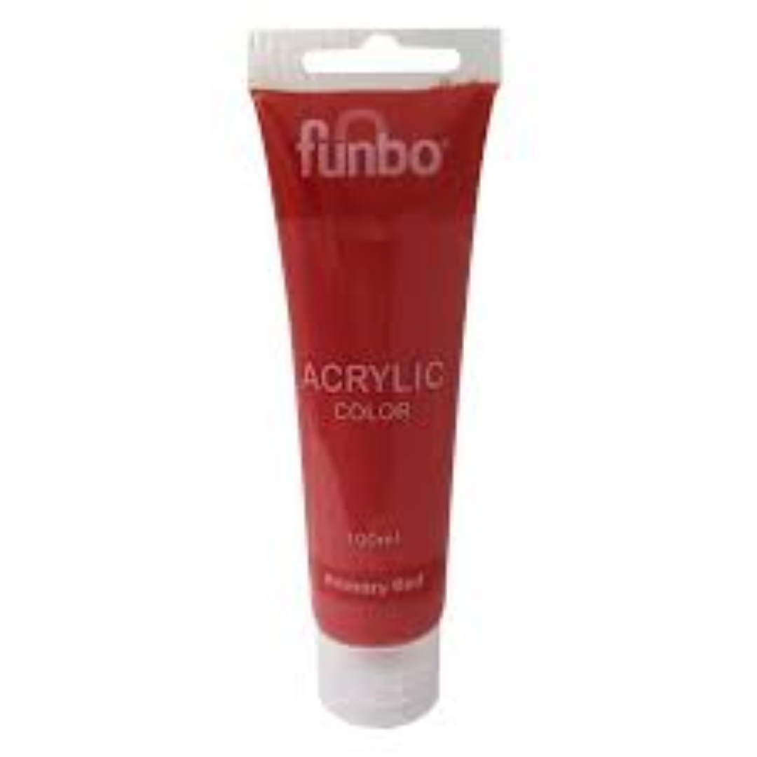 Funbo Acrylic TUBE 100ml 302 PRIMARY RED FO-AC-100-302